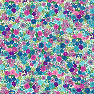 148_Q Mini Floral-Cream, Tropica by Makower 1/2m