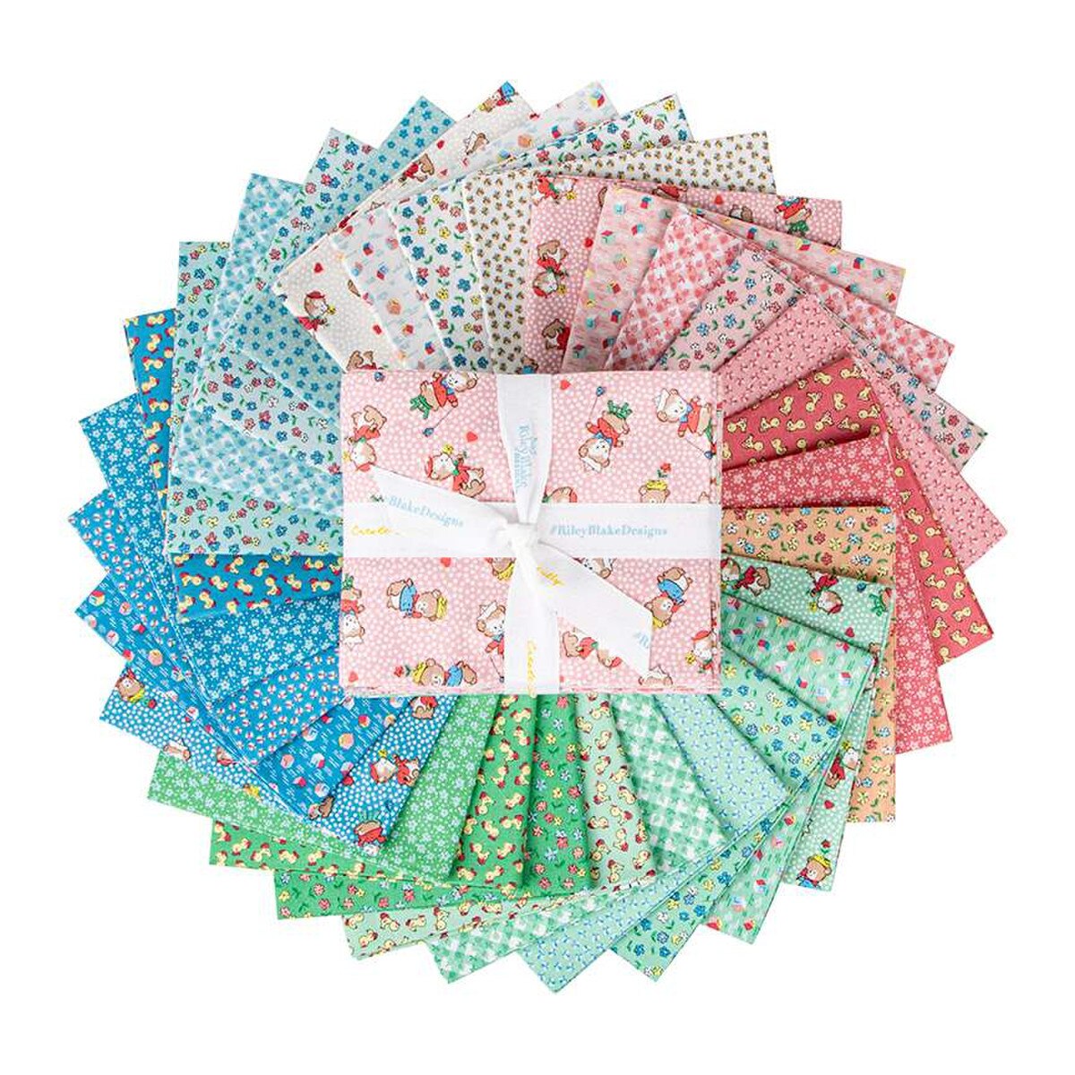Riley Blake - Playtime 30's Fat Quarter Blue Bundle