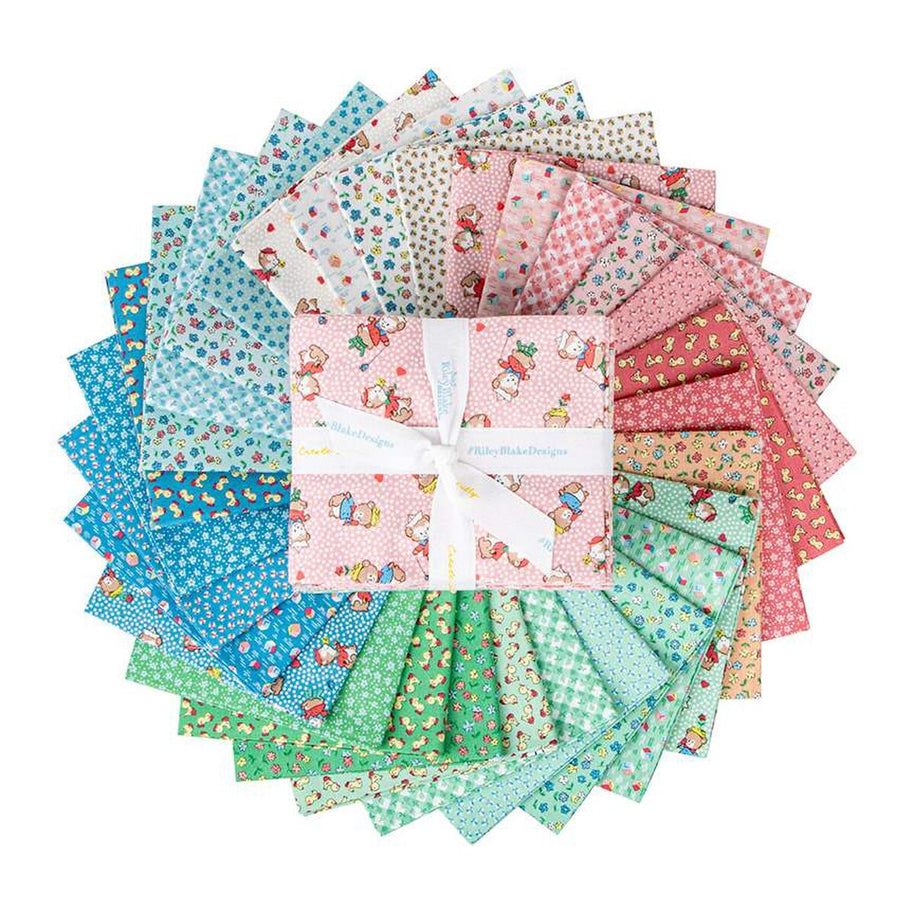Riley Blake - Playtime 30's Fat Quarter Blue Bundle