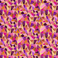 152_P Mosaic-Pink, Tropica by Makower 1/2m