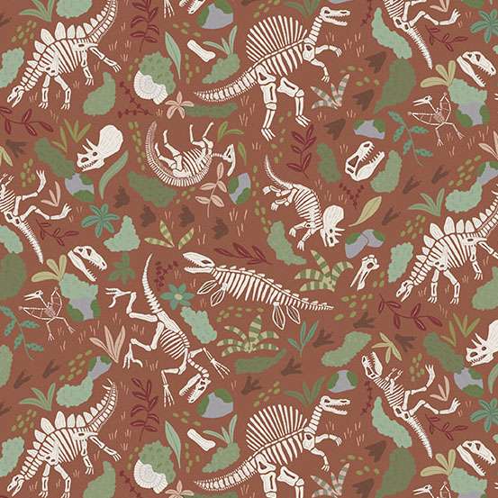 167_V Fossils-Brown, Prehistoric by Makower 1/2m