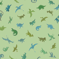 168_G Pals-Green, Prehistoric by Makower 1/2m