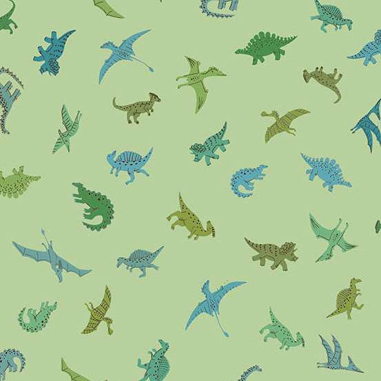 168_G Pals-Green, Prehistoric by Makower 1/2m