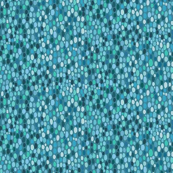 169_B Spot-Blue, Prehistoric by Makower 1/2m