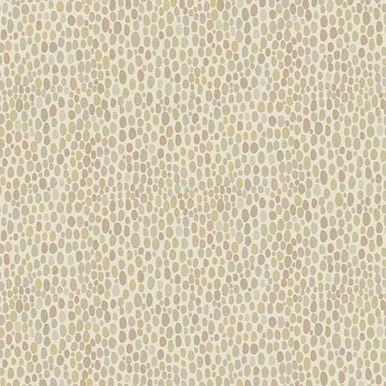 169_Q Spot-Cream, Prehistoric by Makower 1/2m