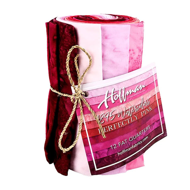 Perfectly Pink 1895 Batik Bali Watercolours 12 Fat Quarter Bundle