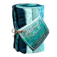 Teal Treasures 1895 Batik Bali Watercolours 12 Fat Quarter Bundle