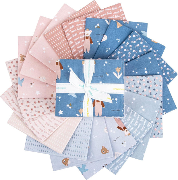 18 Fat Quarter Bundle Cozy Bebe by Riley Blake Designs