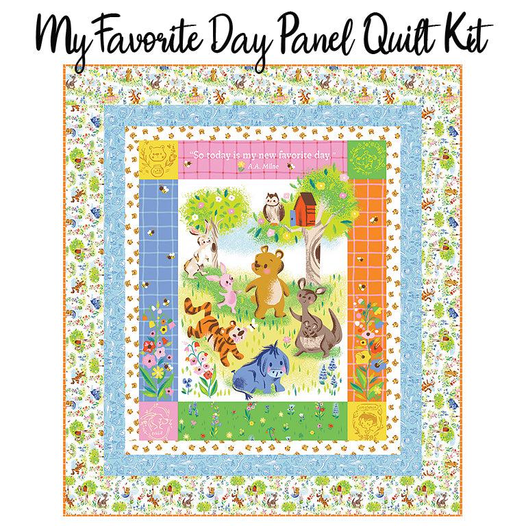 100 Aker Woods Panel Quilt Kit