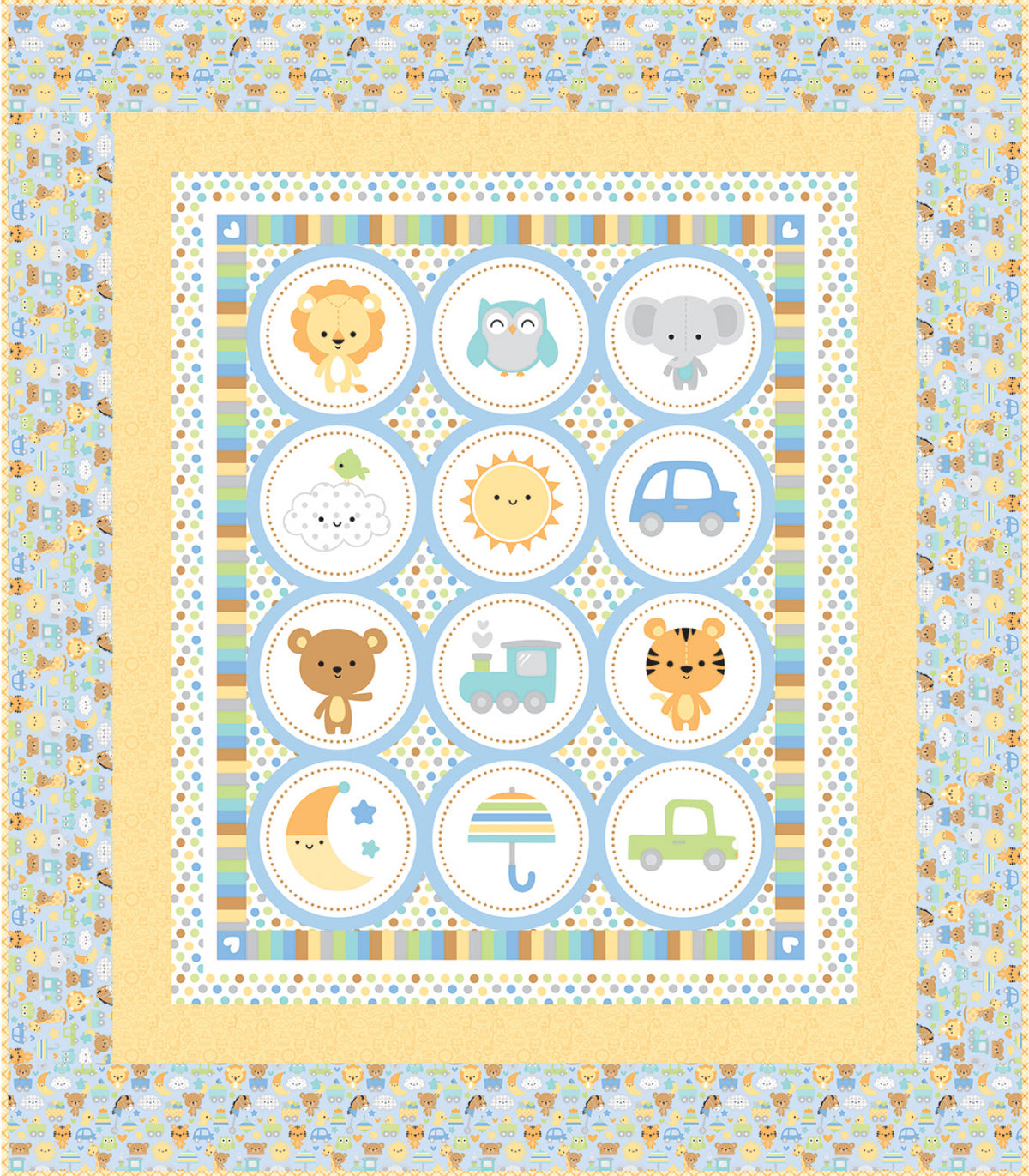Special Delivery Panel Quilt Kit