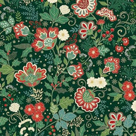 213-G Bloom Green, Adorn by Makower 1/2m