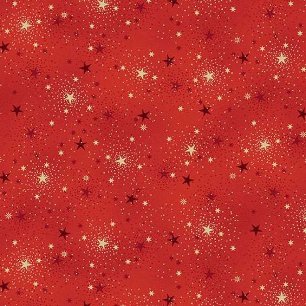 216-R5 Sparkle Red, Adorn by Makower 1/2m
