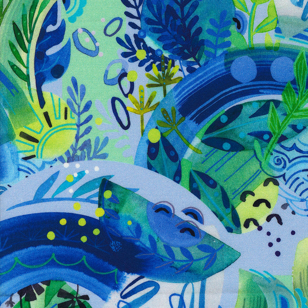 Moda Fabrics - Playgrounds Sky Blue 1/2m