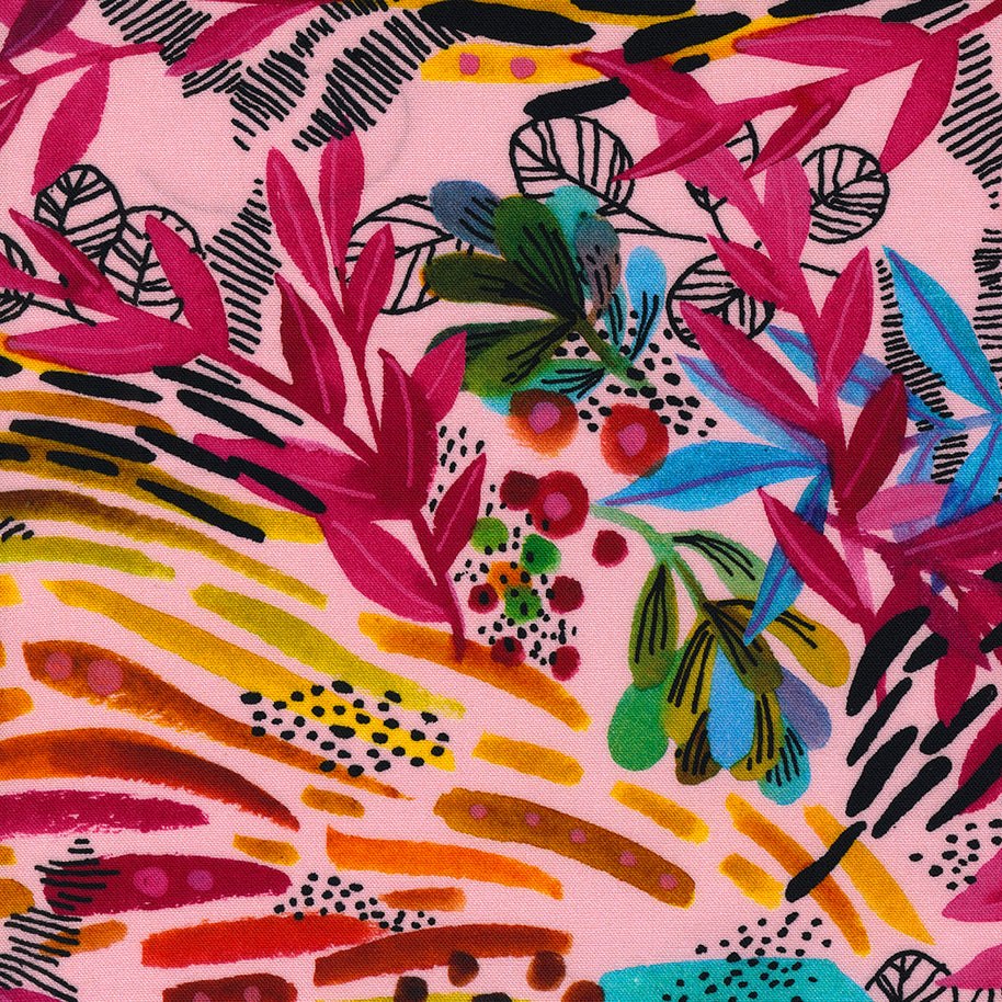 Moda Fabrics - Playgrounds Pink 1/2m