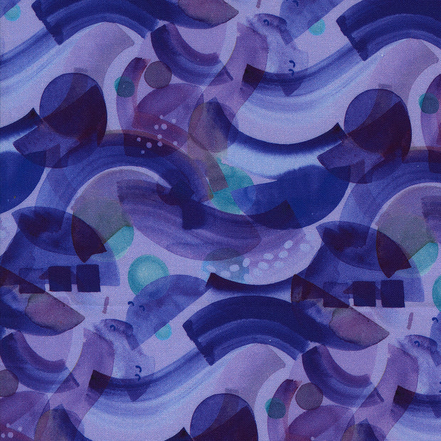 Moda Fabrics - Playgrounds Purple 1/2m