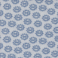 Larking Florals Reproduction Cobalt