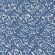Larking Florals Fran Cobalt