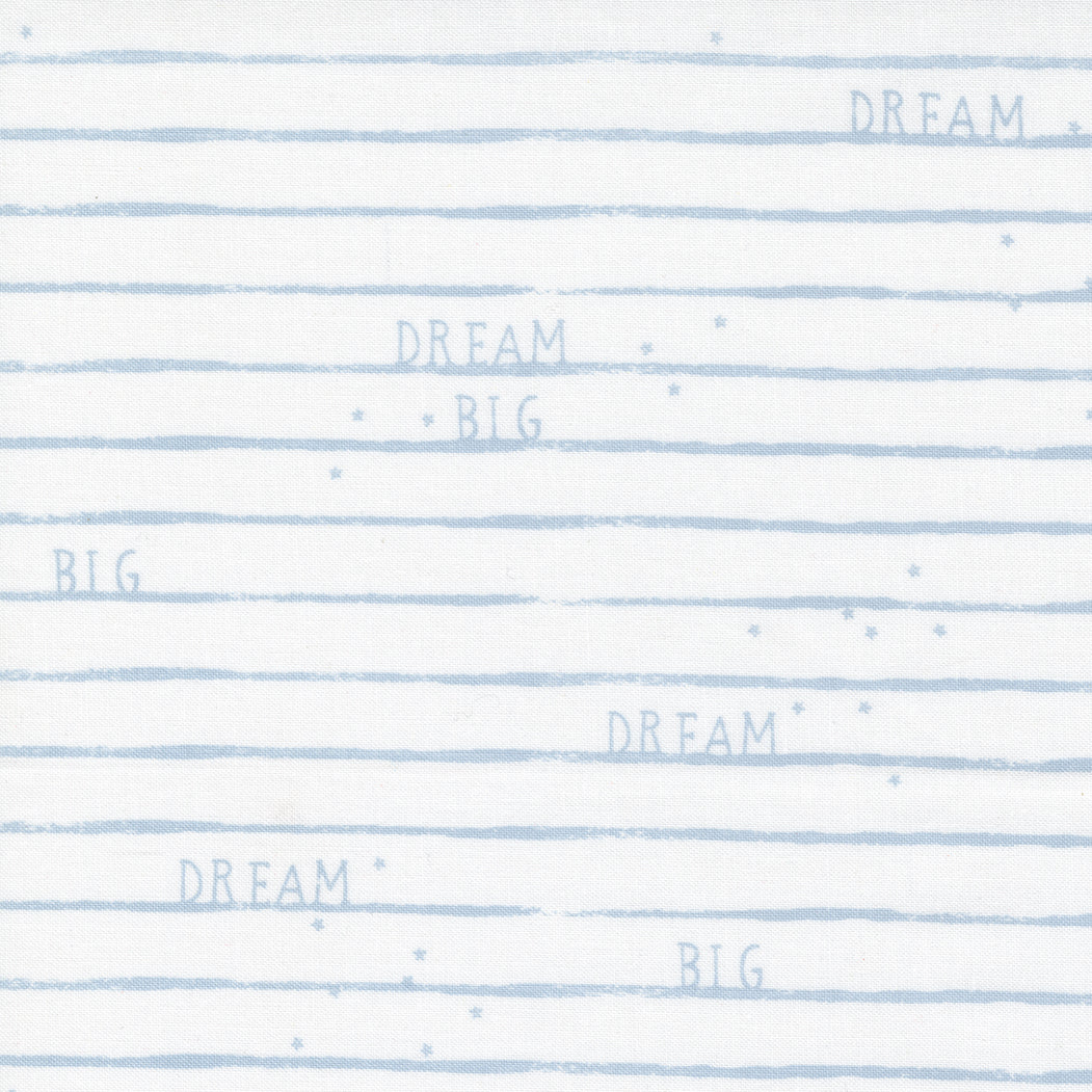 D Is For Dream White Blue