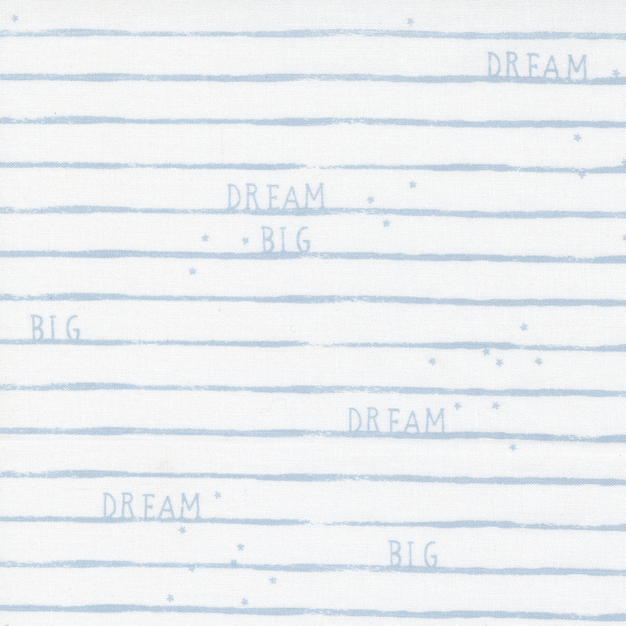 D Is For Dream White Blue
