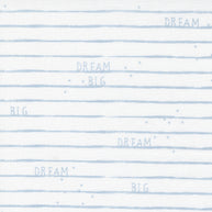 D Is For Dream White Blue