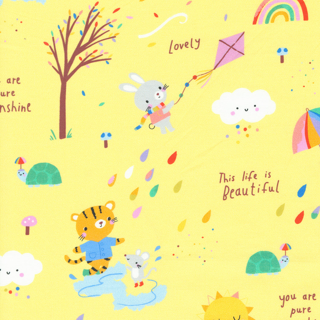 Moda Fabrics - Whatever the Weather Sunshine 1/2m