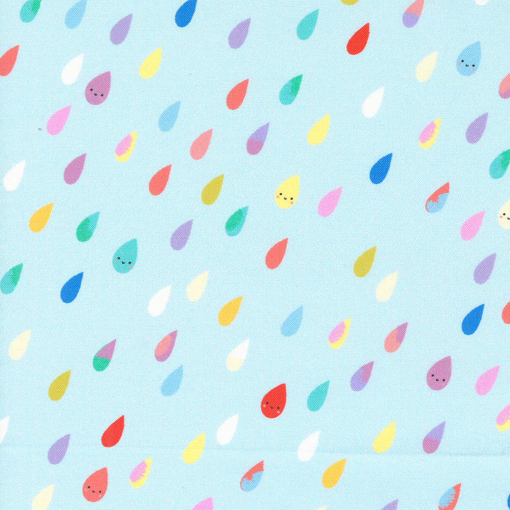 Moda Fabrics - Whatever the Weather Rain 1/2m