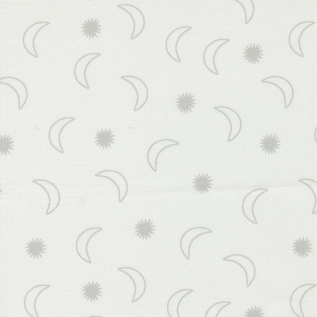 25904-11 To the Moon and Back Dove by Paper Cloth Studio 1/2m