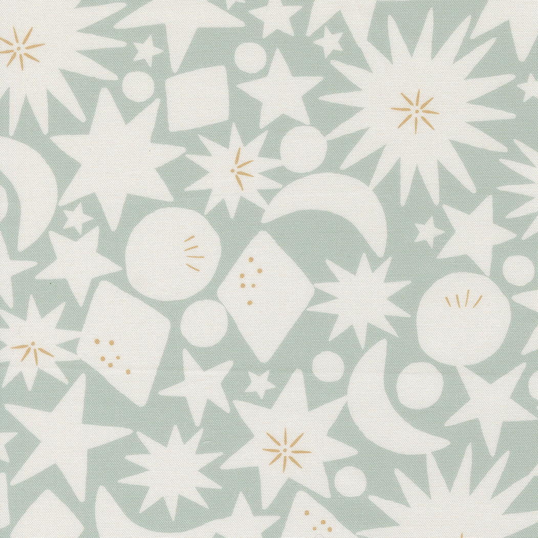 25905 15 To the Moon and Back Grass by Paper Cloth Studio 1/2m