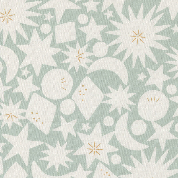 25905 15 To the Moon and Back Grass by Paper Cloth Studio 1/2m