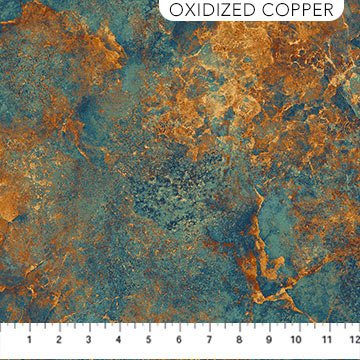 Northcott Fabrics - Stonehenge Gradations Oxidized Copper1/2m