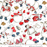 2700-08 Multi, Snow Folks by Barb Tourtillotte 1/2m