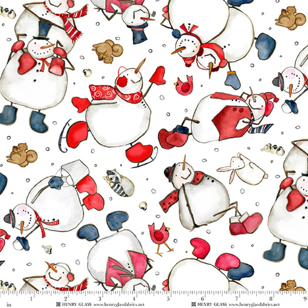 2700-08 Multi, Snow Folks by Barb Tourtillotte 1/2m