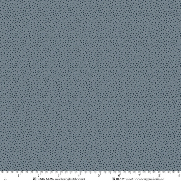 2703-77 Grey Blue, Snow Folks by Barb Tourtillotte 1/2m