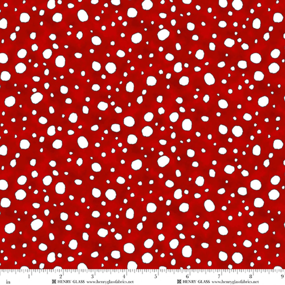 2704-88 Red, Snow Folks by Barb Tourtillotte 1/2m