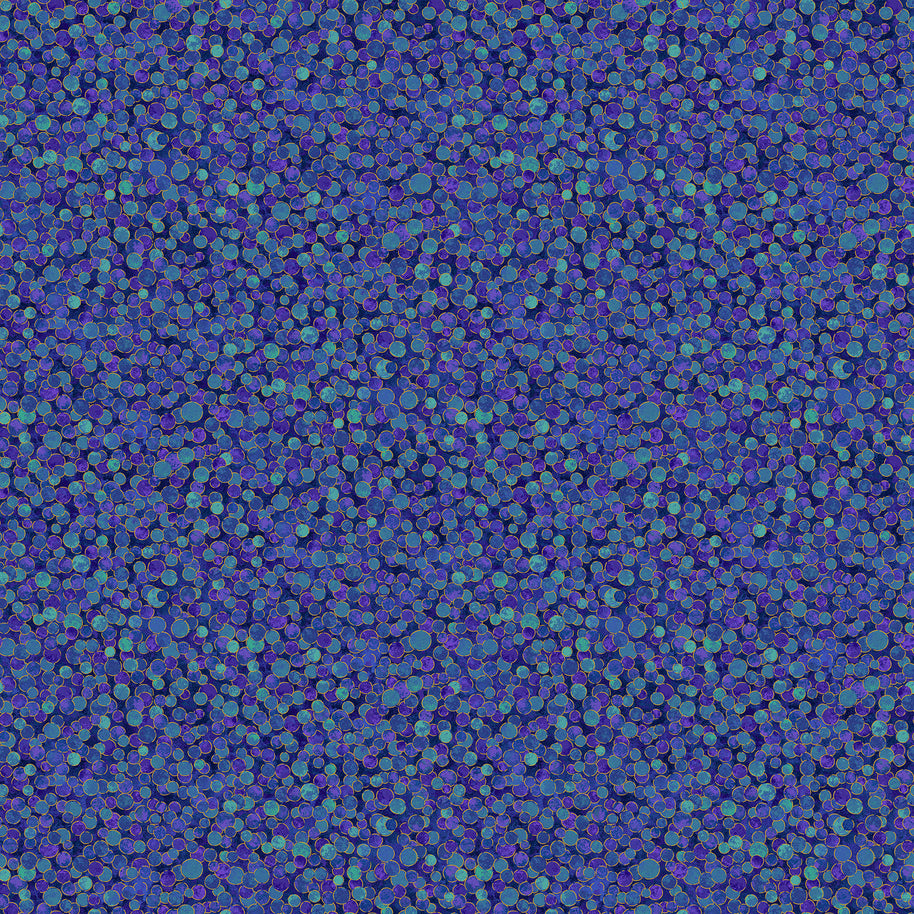 Shimmer 27895M-44 Deep Sea by Deborah Edwards for Northcott Fabrics 1/2m
