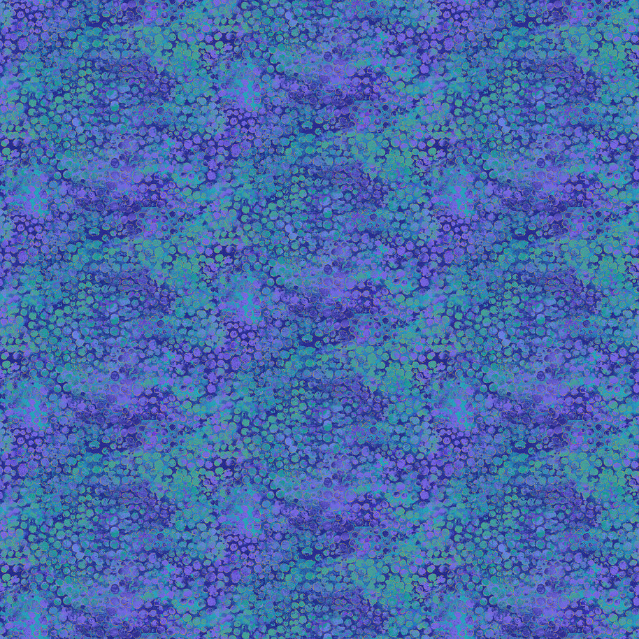 Shimmer 27896M-44 Deep Sea by Deborah Edwards for Northcott Fabrics 1/2m