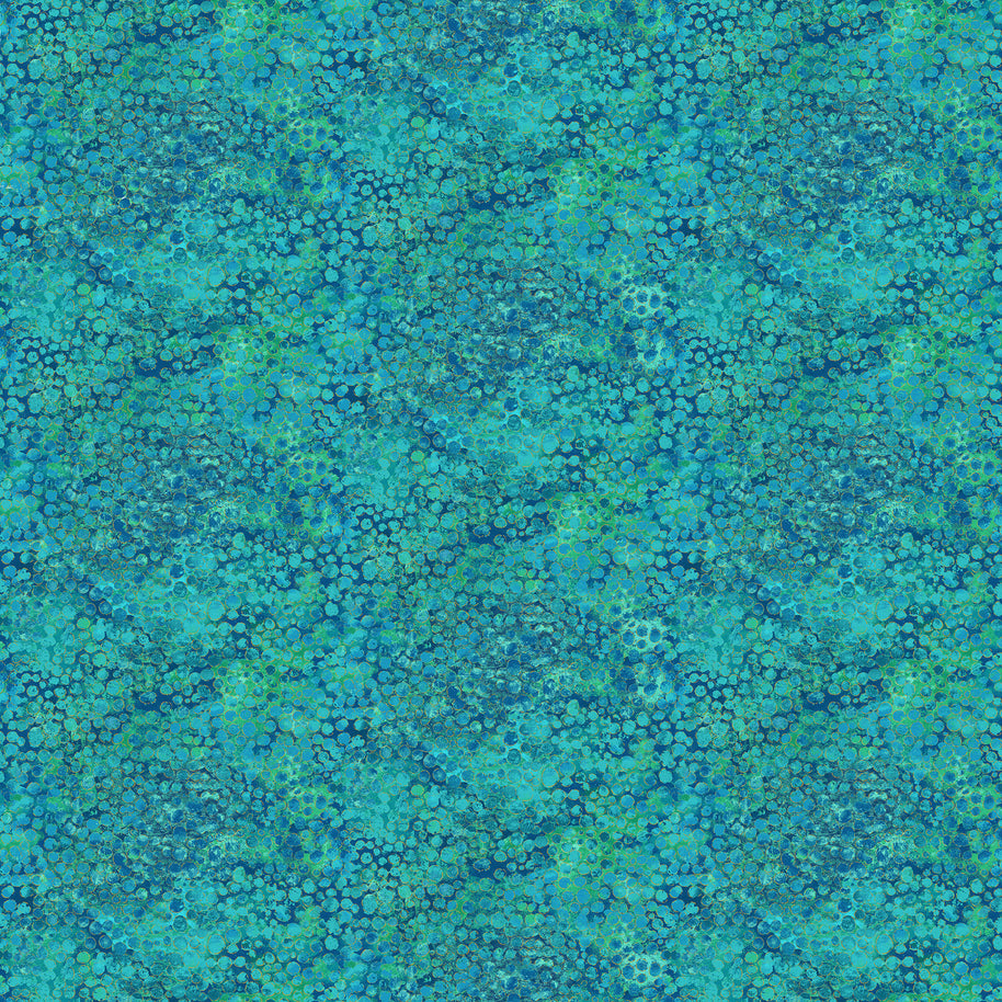 Shimmer 27896M-66 Lagoon by Deborah Edwards for Northcott Fabrics 1/2m
