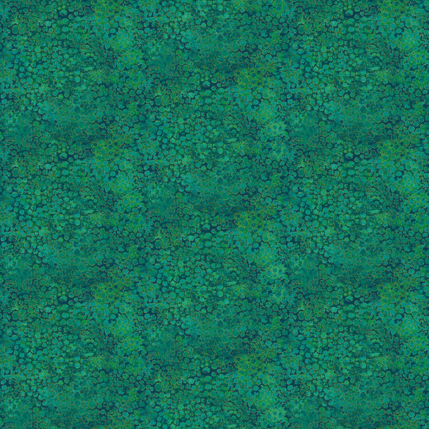 Shimmer 27896M-78 Peacock by Deborah Edwards for Northcott Fabrics 1/2m