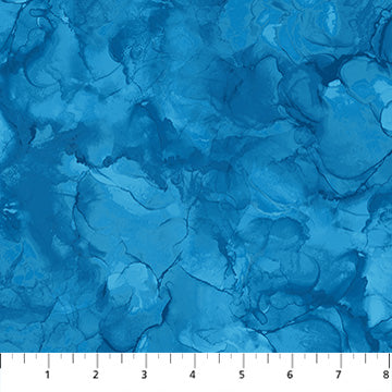 Mirage 28270-42 Bahama Blue by Deborah Edwards for Northcott Fabrics 1/2m