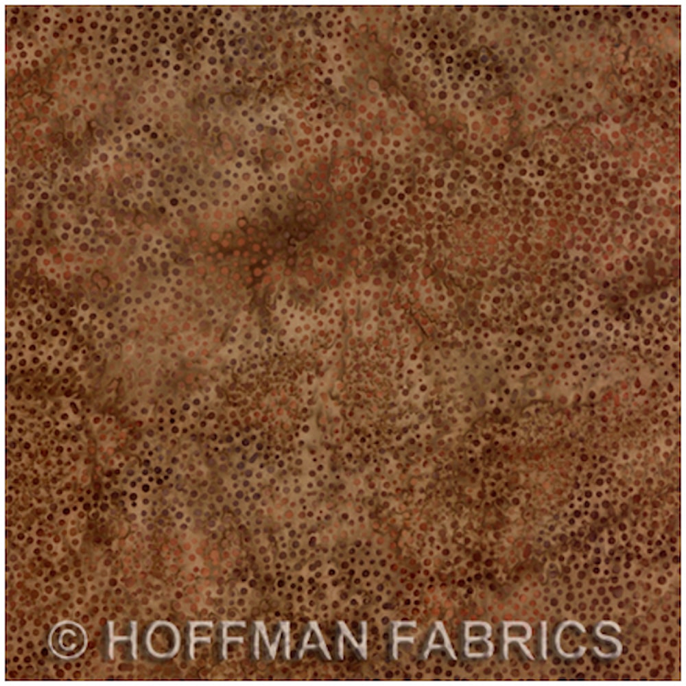 Hoffman Bali Dots Coffee 1/2m