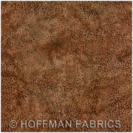 Hoffman Bali Dots Coffee 1/2m