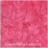 Hoffman Bali Dots Pink Batik 1/2m