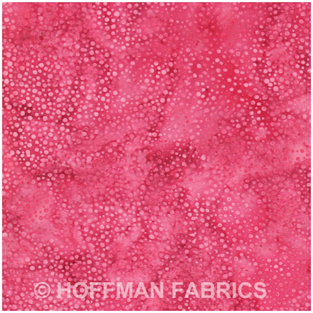 Hoffman Bali Dots Pink Batik 1/2m