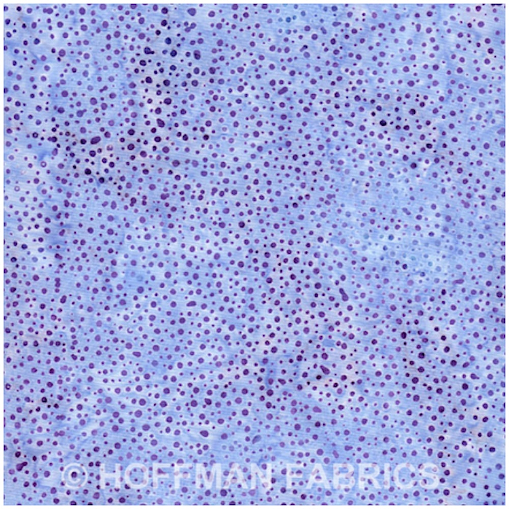 Hoffman Bali Dots Hyacinth 1/2m