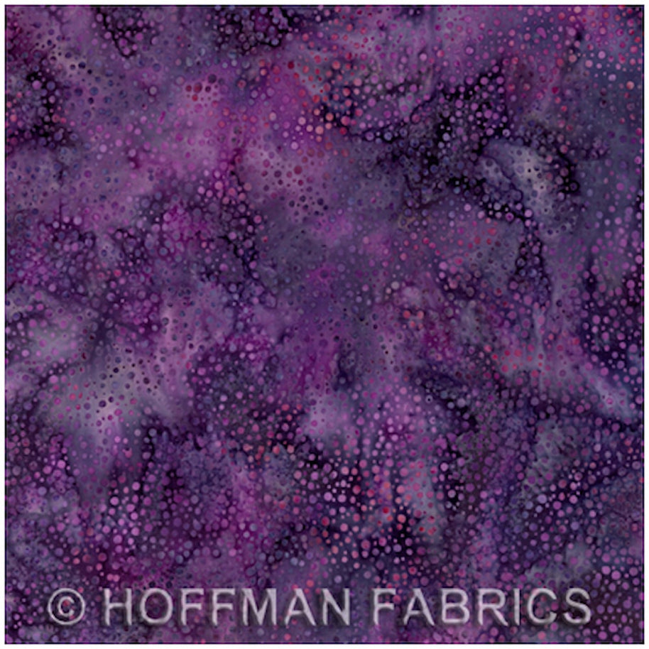 Hoffman Bali Dots Pansy 1/2m