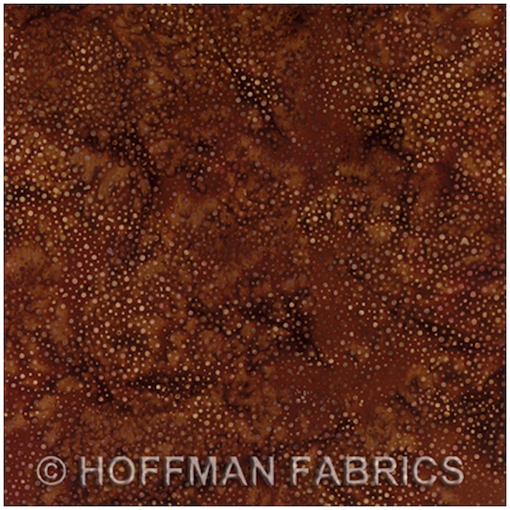 Hoffman Bali Dots Chocolate 1/2m