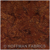 Hoffman Bali Dots Chocolate 1/2m
