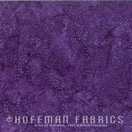 Hoffman Bali Dots Eggplant 1/2m