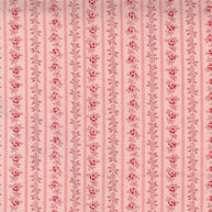 Moda Fabrics - Hollyhocks Roses Pink Floral Stripe1/2m