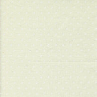 Moda Fabrics - Hollyhocks Roses Jasmine White Seed Dots 1/2m